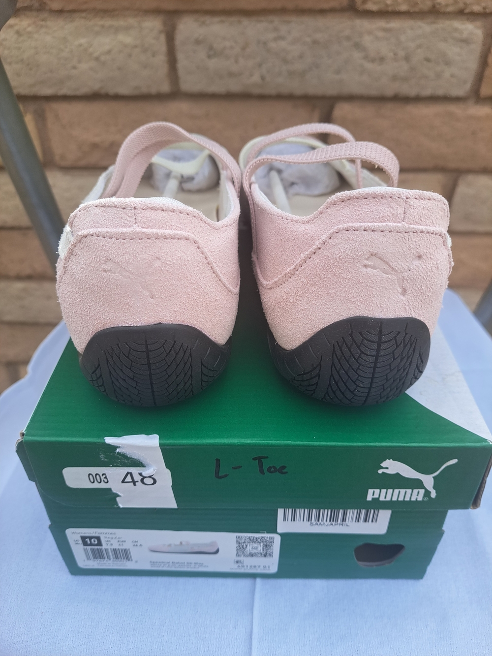 Puma Speedcat SD Womans Pink Mary Jane Ballet Shoes - Picture 2 of 7